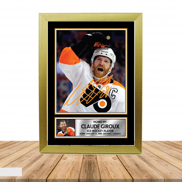 Claude Giroux 2 - Ice Hockey - Autographed Poster Print Photo Signature GIFT