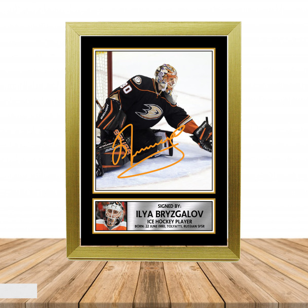 Ilya Bryzgalov - Ice Hockey - Autographed Poster Print Photo Signature GIFT