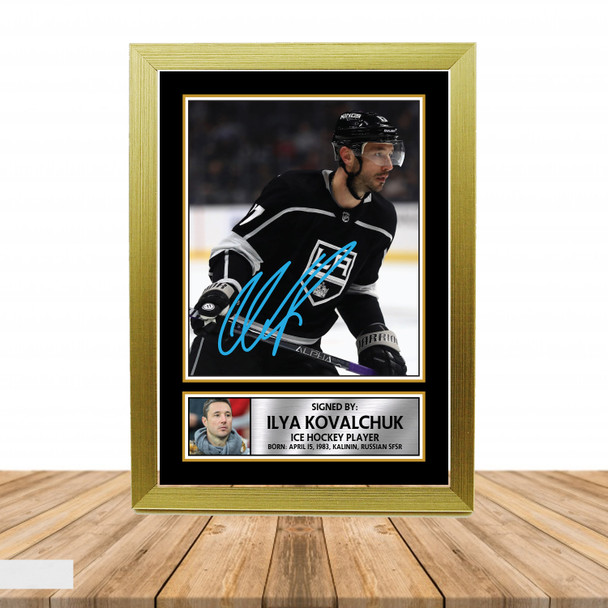 Ilya Kovalchuk 2 - Ice Hockey - Autographed Poster Print Photo Signature GIFT