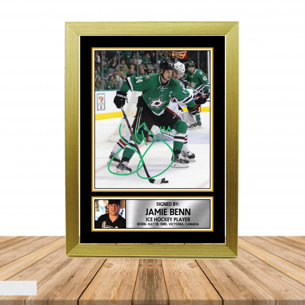 Jamie Benn 2 - Ice Hockey - Autographed Poster Print Photo Signature GIFT