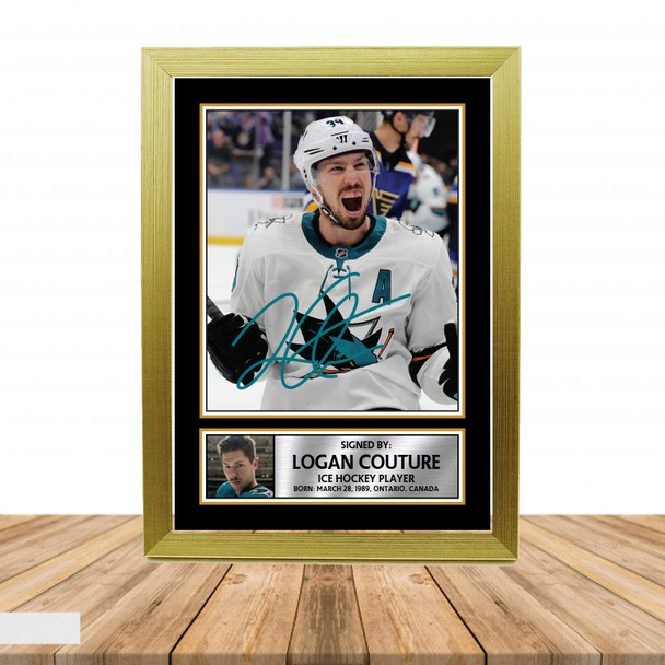 Logan Couture 2 - Ice Hockey - Autographed Poster Print Photo Signature GIFT