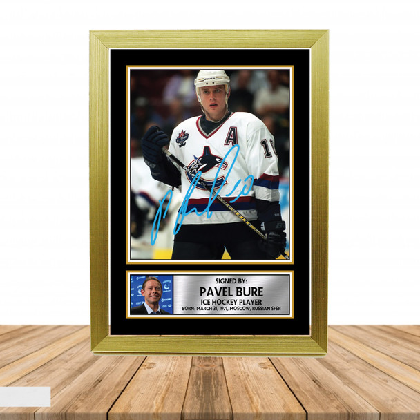 Pavel Bure - Ice Hockey - Autographed Poster Print Photo Signature GIFT