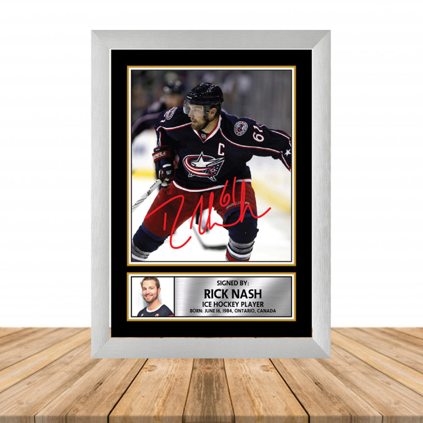 Rick Nash 2 - Ice Hockey - Autographed Poster Print Photo Signature GIFT