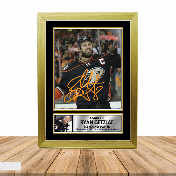 Ryan Getzlaf - Ice Hockey - Autographed Poster Print Photo Signature GIFT