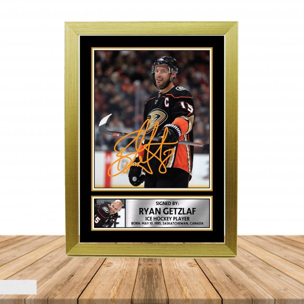Ryan Getzlaf 2 - Ice Hockey - Autographed Poster Print Photo Signature GIFT