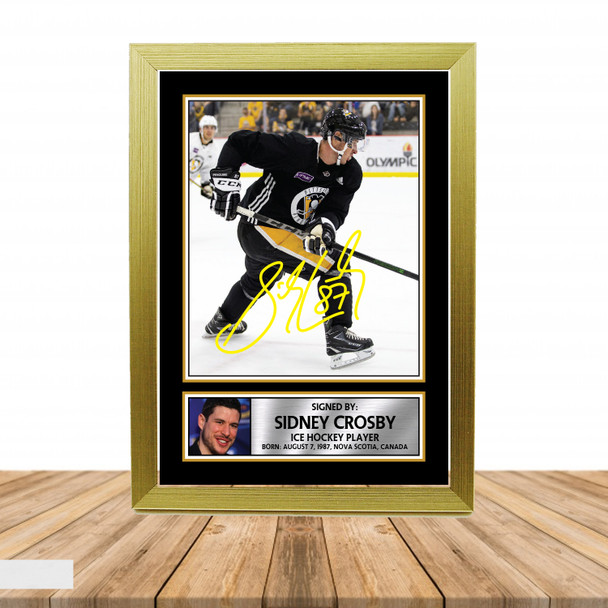 Sidney Crosby 2 - Ice Hockey - Autographed Poster Print Photo Signature GIFT