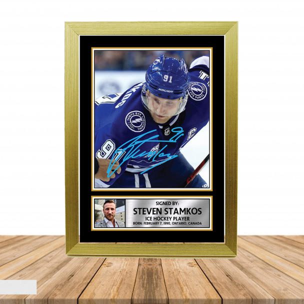 Steven Stamkos - Ice Hockey - Autographed Poster Print Photo Signature GIFT