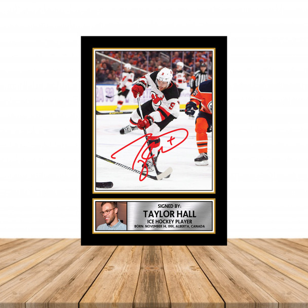 Taylor Hall - Ice Hockey - Autographed Poster Print Photo Signature GIFT