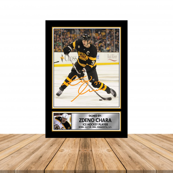 Zdeno Chara - Ice Hockey - Autographed Poster Print Photo Signature GIFT