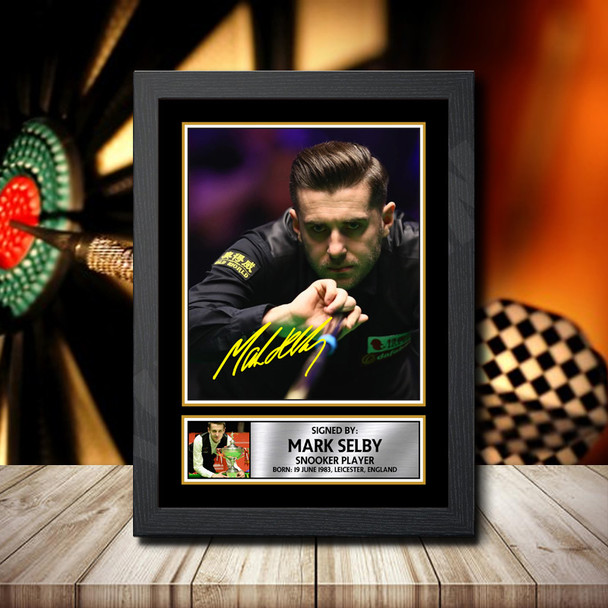 Mark Selby - Signed Autographed Darts Star Print