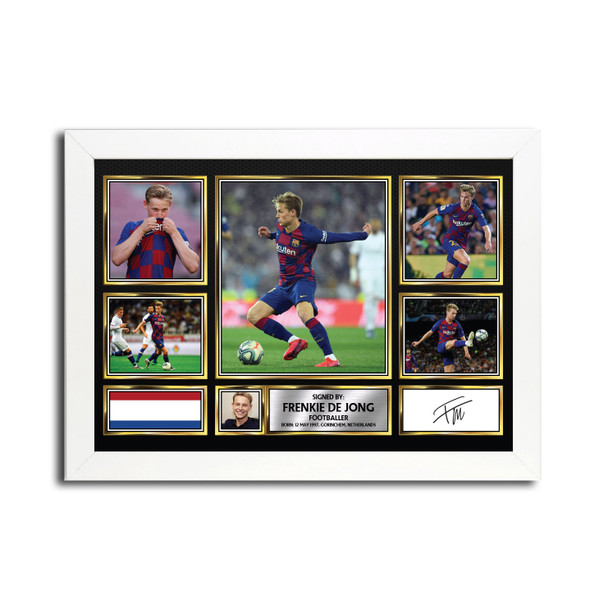 Frenkie de Jong Football Gift MC1587 Autographed Star Poster Print Merch Gift