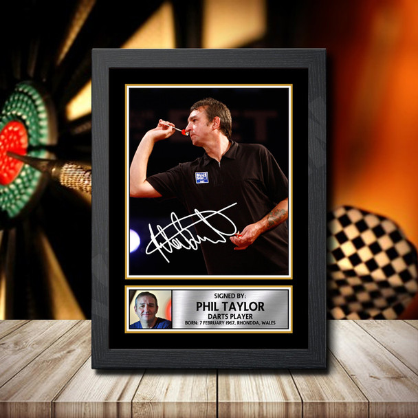 Richie Burnett - Signed Autographed Darts Star Print