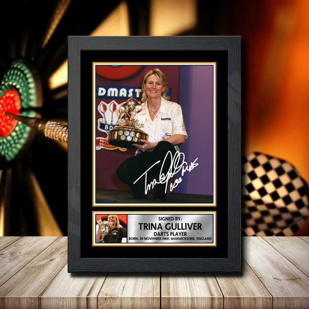 Trina Gulliver 2 - Signed Autographed Darts Star Print