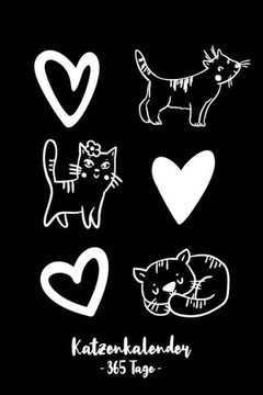 Katzenkalender - 365 Tage -: Gleitender Katzenkalender f?r ein komplettes Jahr (2020/21) mit tollen Katzenillustrationen. Jahres-, Monats?bersicht und ... Seiten. A5 klein I Softcover (German Edition) - 9781710648881