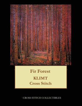 Fir Forest: Gustav Klimt Cross Stitch Pattern