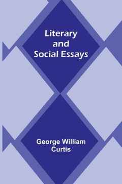 Literary And Social Essays - 9789356891036