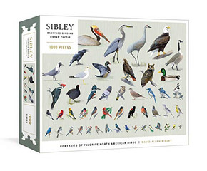 Sibleyacard Birding Puzzle: 1000-Piece Jiaw Puzzle with Poraits ofavorite Nortameran Birds : Jiaw Puzzles foadults (Sibley Birds)