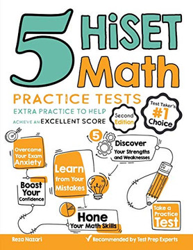 5 HiSET Math Practice Tests: Extra Practice to Help Achieve an Excellent Score