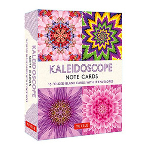 Kaleidoscope, 16 Note Cards: 16 Different Blank Cards With 17 Patterned Envelopes
