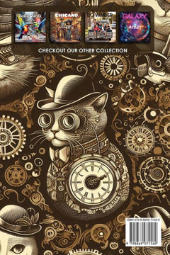 Steampunk Cats AtoZ's - Large Print