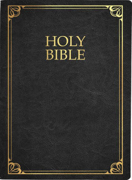 KJV Family Legacy Holy Bible, Large Print, Black Genuine Leather, Thumb Index: (Red Letter, Premium Cowhide, 1611 Version) - Large Print