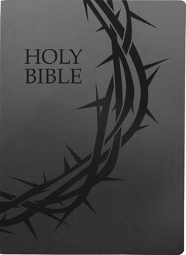 KJV Holy Bible, Crown of Thorns Design, Large Print, Black Ultrasoft: (Red Letter, 1611 Version) - Large Print KJV Holy Bible, Crown of Thorns Design, Large Print, Black Ultrasoft: (Red Letter, 1611 Version) - Large Print