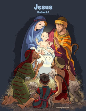 Jesus-Malbuch 1 (German Edition)