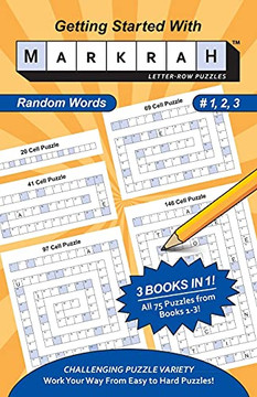 Getting Started With Markrah Letter-Row Puzzles Random Words 3 In 1