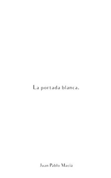 La portada blanca.