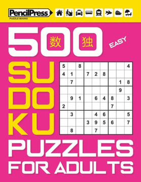 500 Easy Sudoku Puzzles for Adults (with answers)