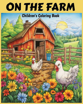 On the Farm: Children's Coloring Book