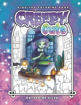 Piquitas Coloring Book Creepy Cute