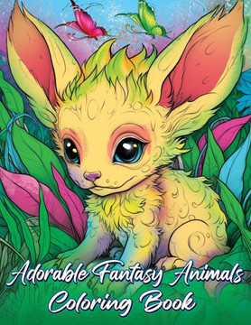 Adorable Fantasy Animals Coloring Book: Unwind and Relax with Adorable Creatures in this Stress-Relief Gift for Adults and Teens