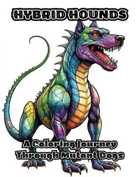 Hybrid Hounds: A Coloring Journey Through Mutant Dogs