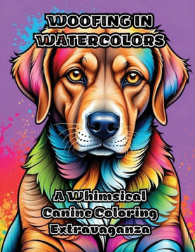 Woofing in Watercolors: A Whimsical Canine Coloring Extravaganza