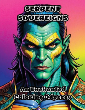 Serpent Sovereigns: An Enchanted Coloring Odyssey