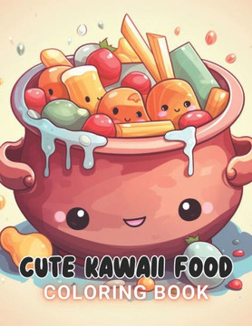 Cute Kawaii Food Coloring Book for Kids: High Quality +100 Beautiful Designs for All Ages