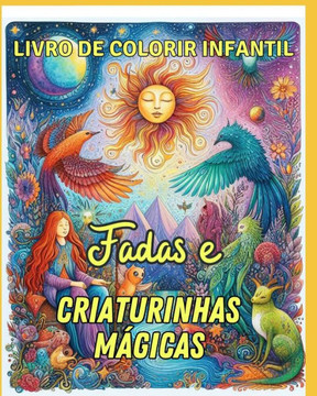 Fadas e Criaturinhas M?icas: Livro para colorir infantil