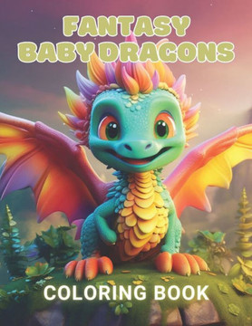 Fantasy Baby Dragons Coloring Book: High Quality and Unique Colouring Pages