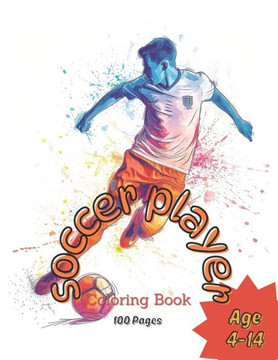 Soccer Player Coloring Book