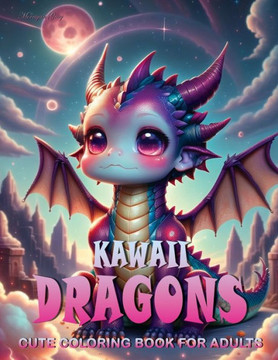 Kawaii Dragons: Cute Coloring Books for Adults