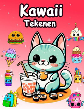 Kawaii tekenen stap voor stap: Stap voor stap Kawaii tekendboek voor kinderen Super schattige tekeningen - dieren, chibi, voorwerpen, bloemen, eten, Kawaii tekenen stap voor stap: Stap voor stap Kawaii tekendboek voor kinderen Super schattige tekeningen - dieren, chibi, voorwerpen, bloemen, eten,
