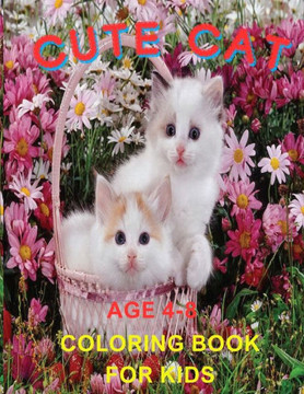 Cute Cat Coloring Book For Kids: Cat-tastic Creations: Coloring Fun for Little Artists