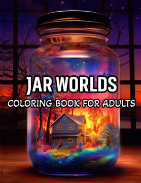 Jar Worlds Coloring Book For Adults: Adult Colored Pages Featuring Beautiful Flowers, Nature Landscape, Adorable Animals, and Many More, Designs for S