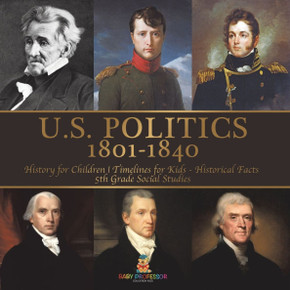 U.S. Politics 1801-1840 - History for Children Timelines for Kids - Historical Facts 5th Grade Social Studies