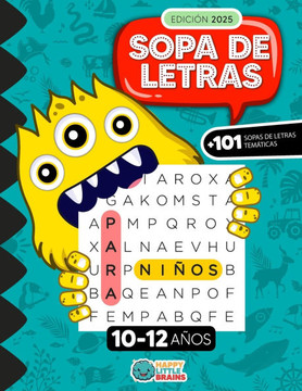 Sopa de Letras para Ni?s de 10 a 12 a?s: 101 Juegos Tem?icos