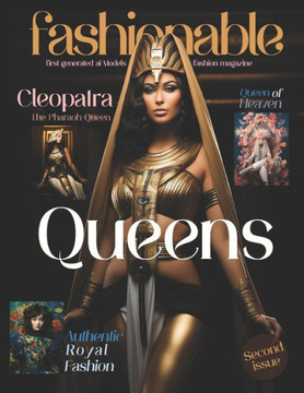 Fashionable Magazine: Queens - Second Issue - First Generated Ai Models - Fashion magazine - Journey Into The Fashion World: Queens - Second