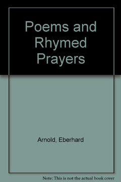 Poems And Rhymed Prayers Poems And Rhymed Prayers