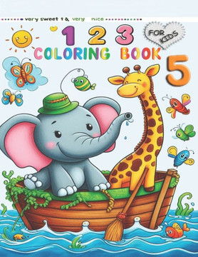 1,2,3 Coloring Book for Kids: Coloring Book 123