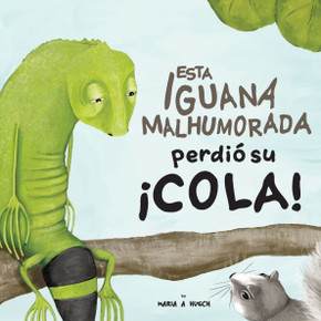Esta iguana malhumorada perdi? su ?cola!